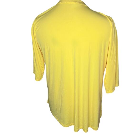 Susan Graver Women’s Yellow Open-Front Cardigan, Size 1X, Style A303410 - Picture 3 of 7